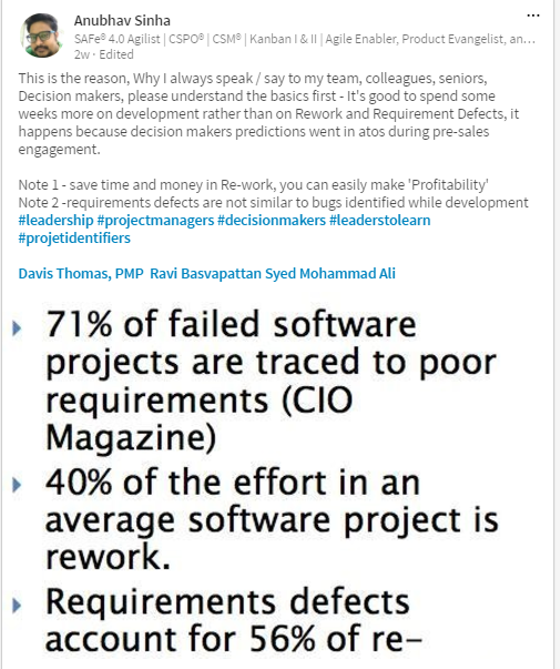 Fact of the Prod Dev Team